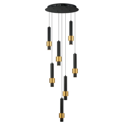 Luminaire suspendu grappe 7 lumières Aliène
