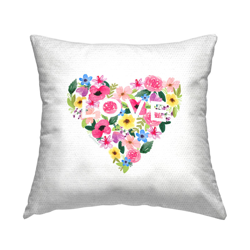 Coussin d'extérieur Vivid Floral Blossoms