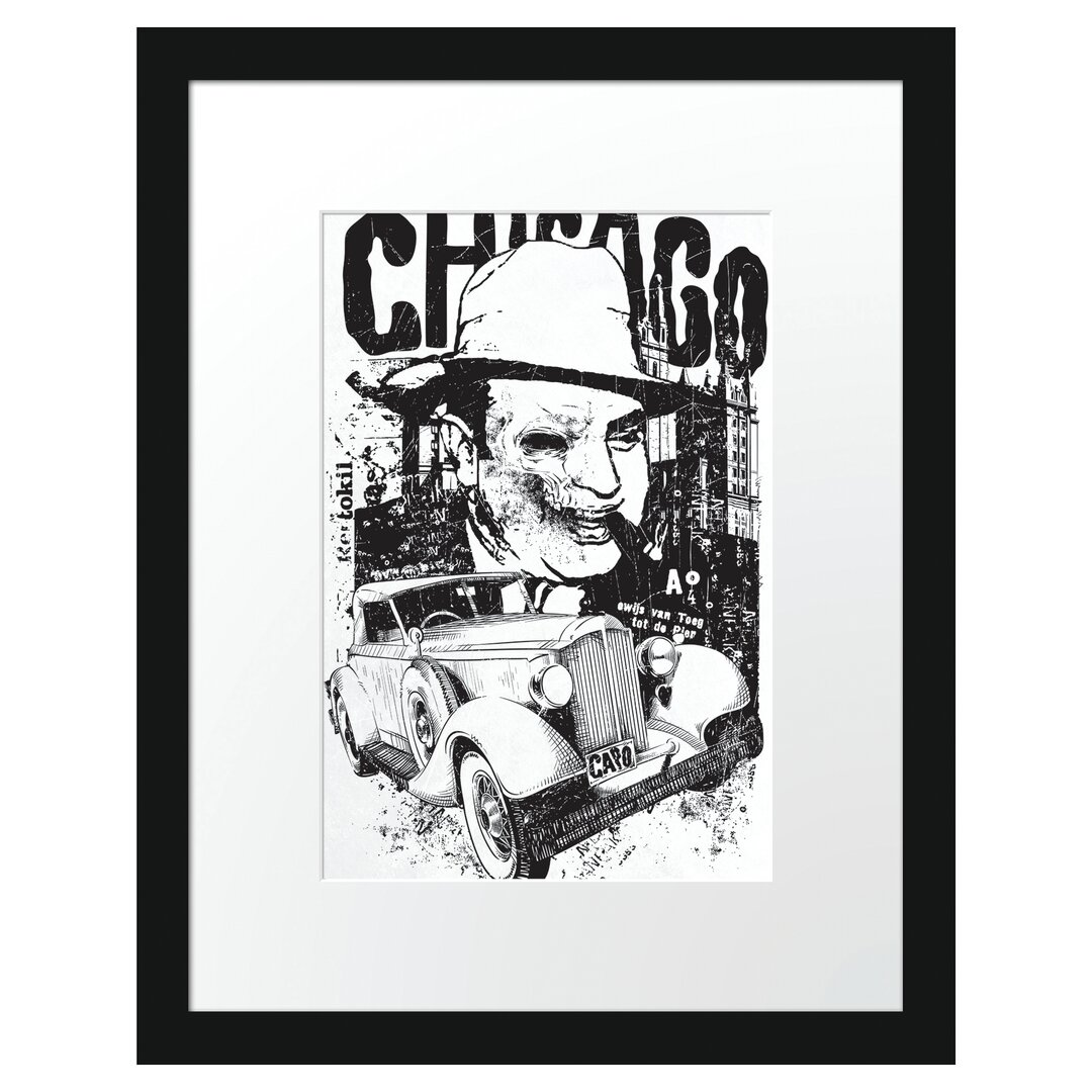 Gerahmtes Poster Chicago Light