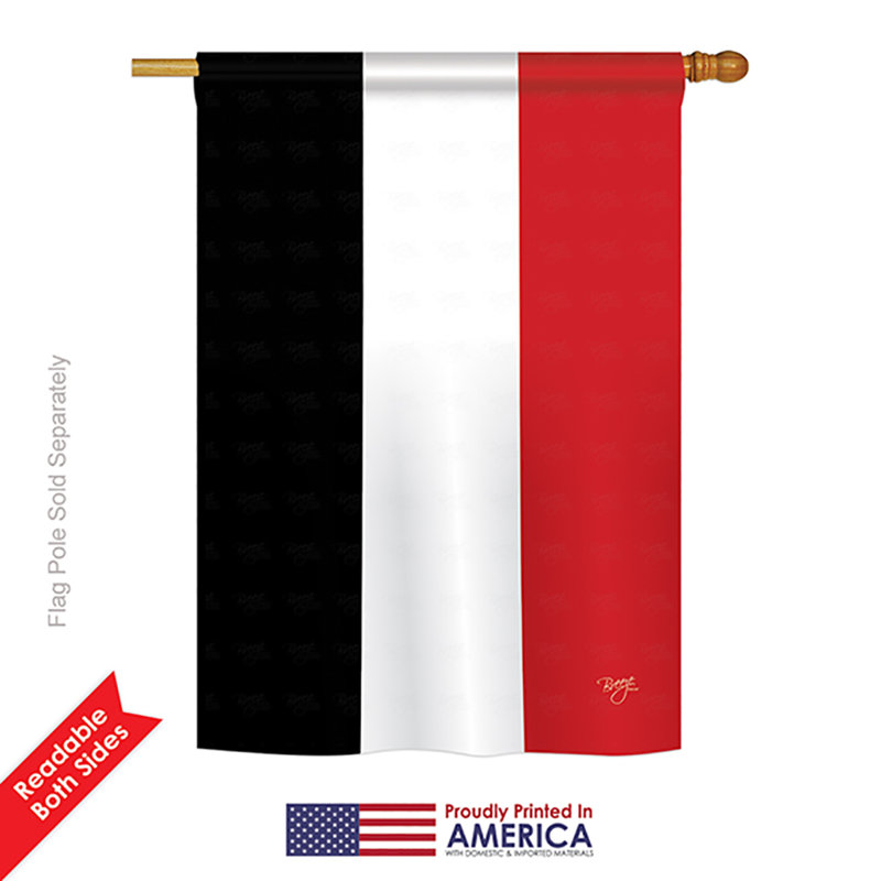 Double Sided Polyester, 40" H x 28" W