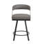 Ensemble de 2 chaises pivotantes en cuir Vegan Alisier-532059394-532059417