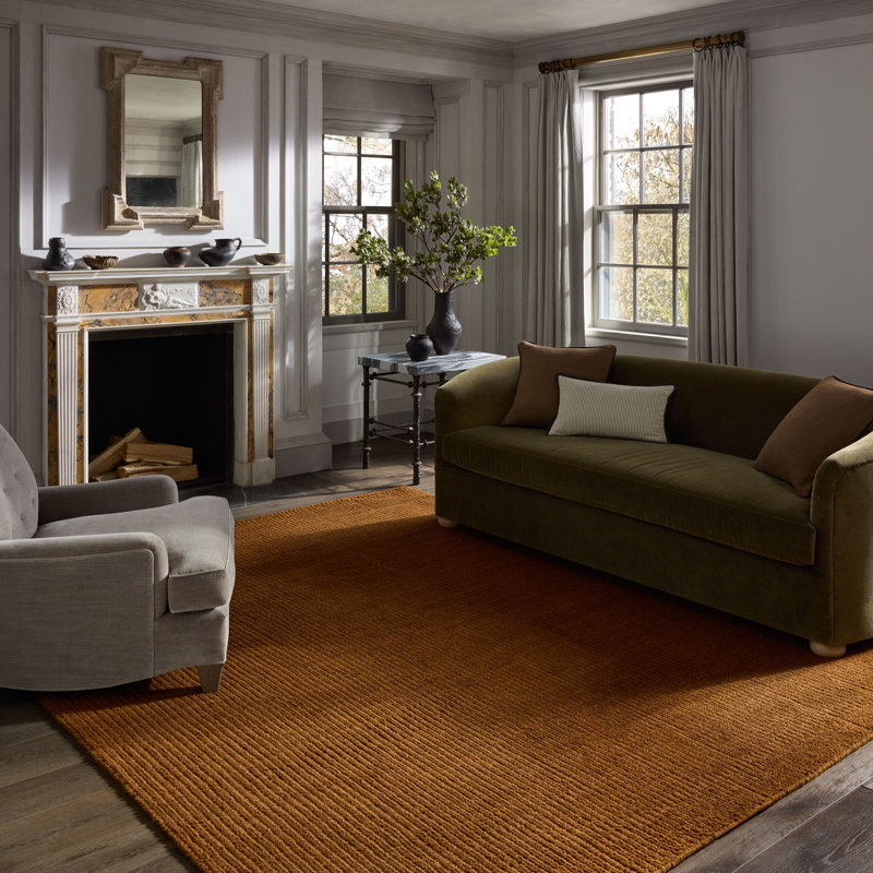 Jeremiah Brent x Loloi Greenwich Gold Area Rug, Rectangle 11'6" x 15'