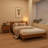 1 Pack Modern Gold Deer Antler Wall Sconce With Led String Lights, Glass Globe Light Fixture For Bedroom & Living Room