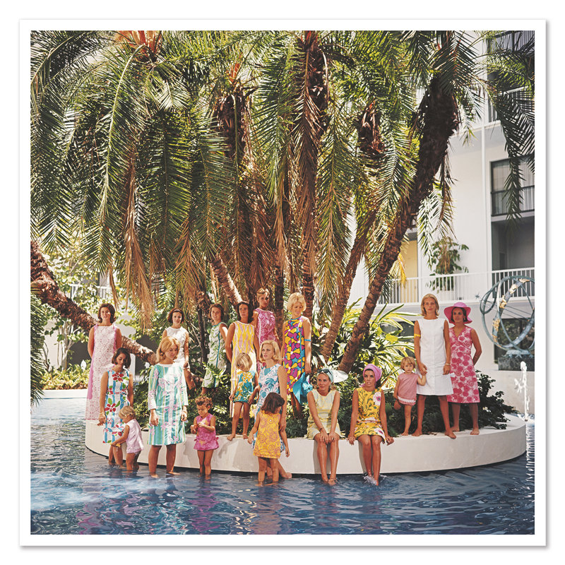 People Print by Slim Aarons, Frameless Print, 45" H x 45" W, Does Not Apply