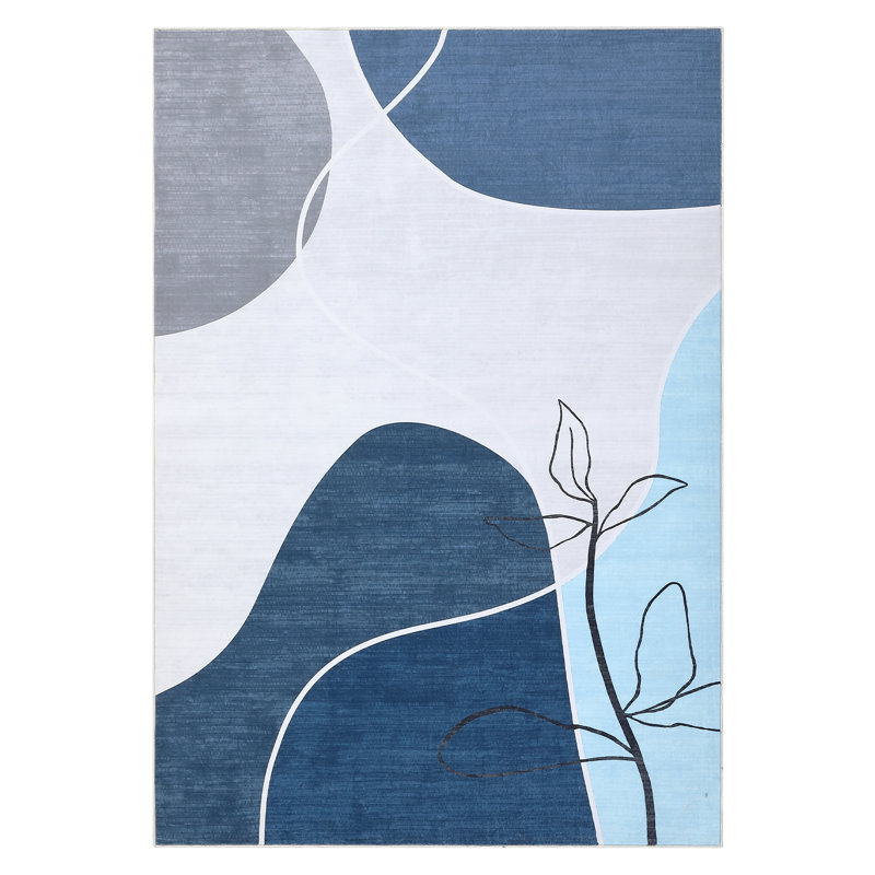 Tapis à tapis à motif géométrique moderne et abstrait à motif géométrique Morandi, Rectangle 10 pi x 13 pi