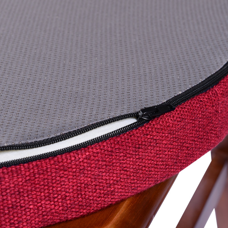 Coussin de siège d'intérieur 1,5 po, Vin rouge