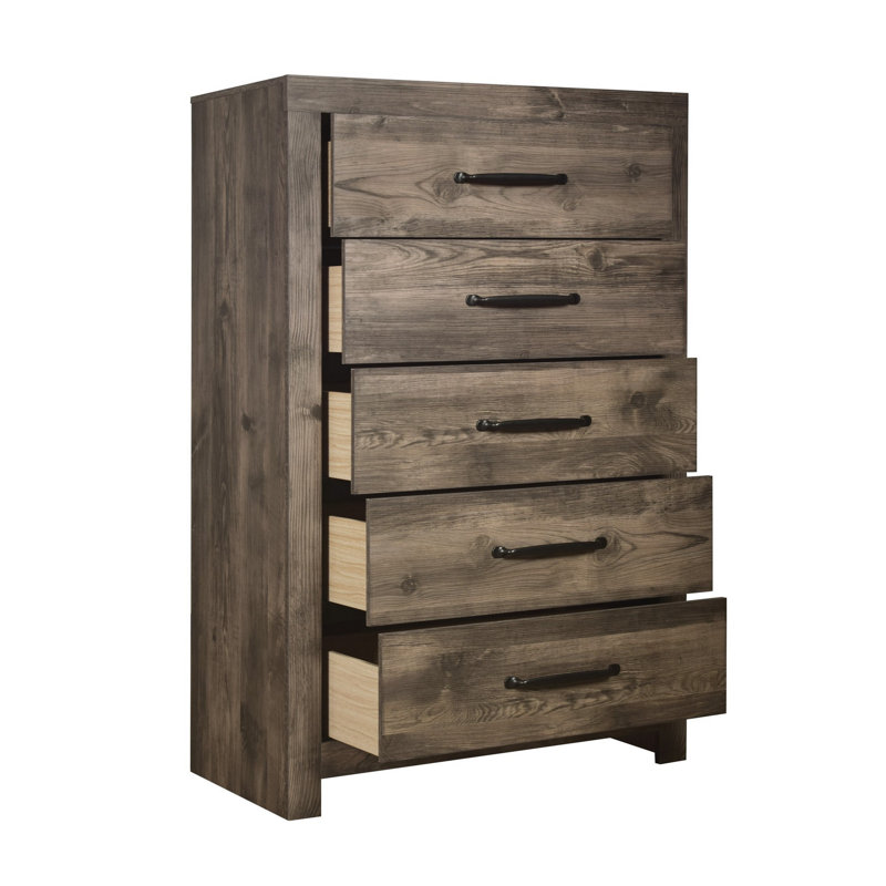 Commode 5 tiroirs Bronnie