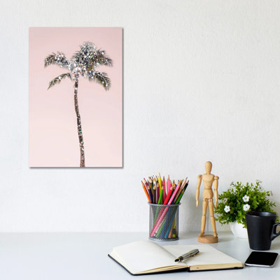 Glitter Palm Tree - Print on Canvas