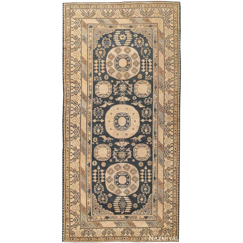 One-of-a-Kind 6' X 12'3" Runner Area Rug in Beige/Blue