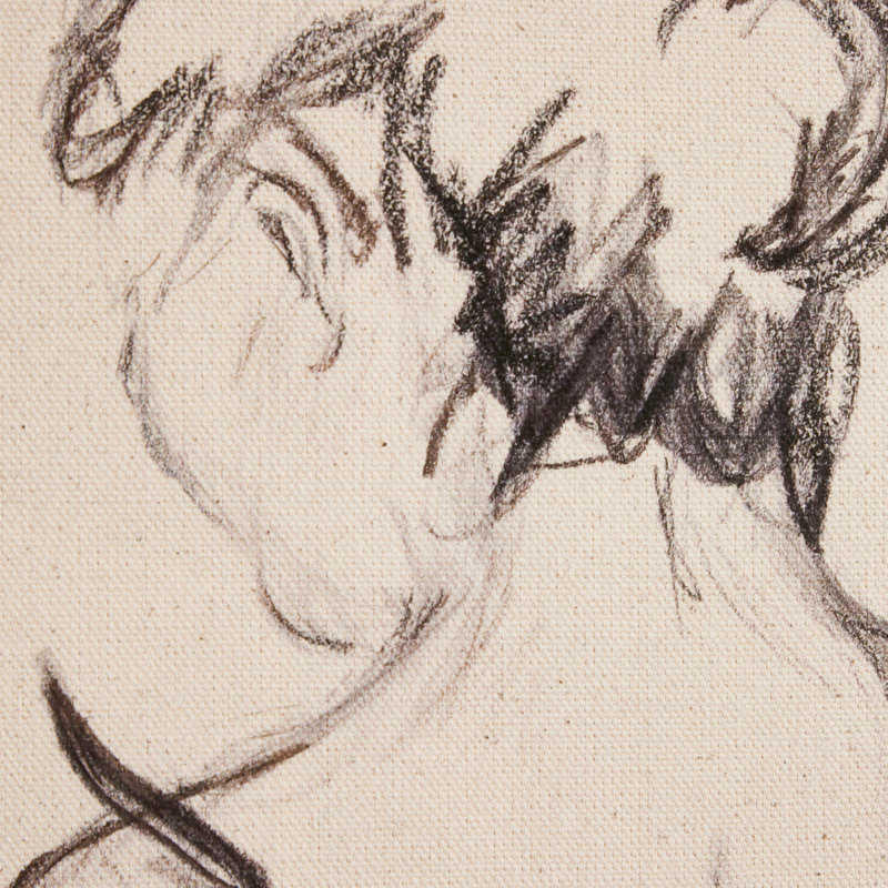 Charcoal Her by Brittney Schulz, 24'' H x 18'' W