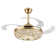 Keivah 42" Ceiling Fan with LED Light and Remote Control