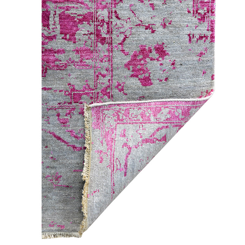 Dazzle Geometric Area Rug in Pink, 8' x 10'