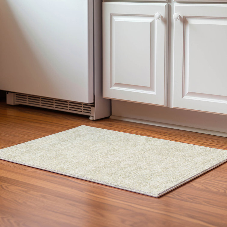 Premium Machine Washable Prisco Ivory Rug