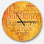 Horloge murale Abondance Gratitude Joy Heart-34141082