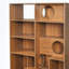 Maison pour chat moderne en bois avec étagère grimpante 2-en-1 avec rangement-247355364