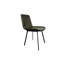 Chaise en cuir Fadak Gabriel, vert
