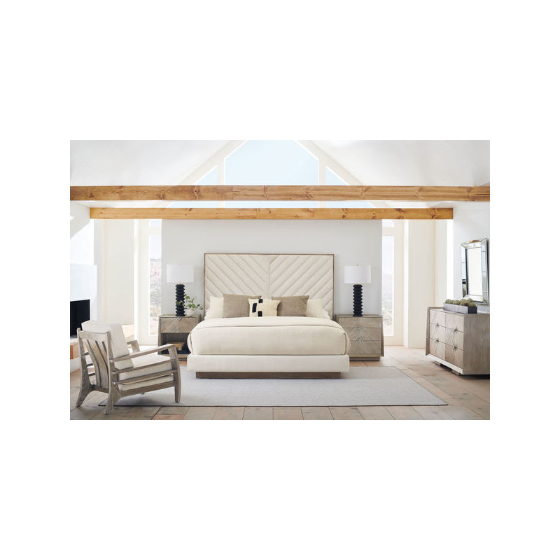 Meet U In The Middle Upholstered Bed, Queen