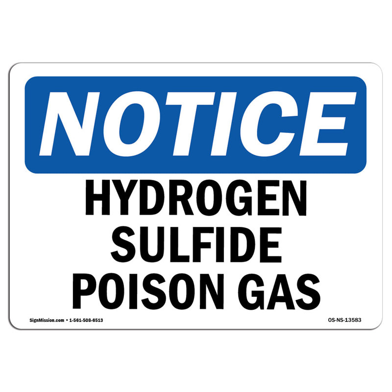 Signe de gaz de soude et de gaz