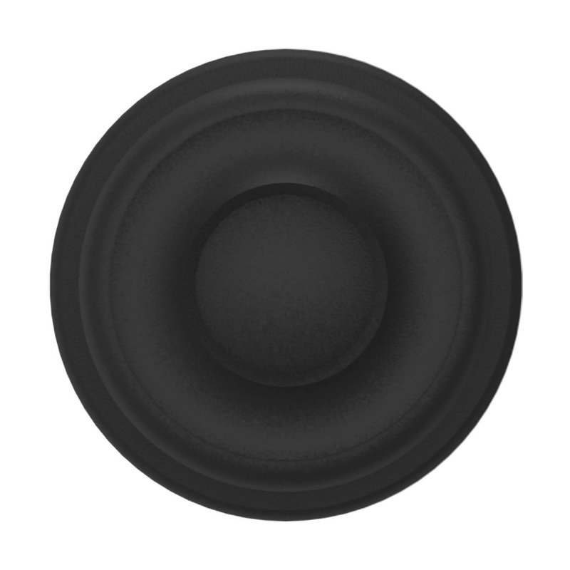 4902 Knob Back Plate, Satin Black