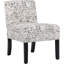 Chaise d'appoint rembourrée moderne Akori