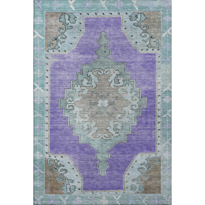 Premium Machine Washable Lubbers AMF1731 Global Rug