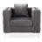 Compact Delivery Velvety Glam Accent Chair For Small Spaces
