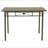 Walnut and Dark Bronze 5-Piece Rectangle Dining Set-290781667