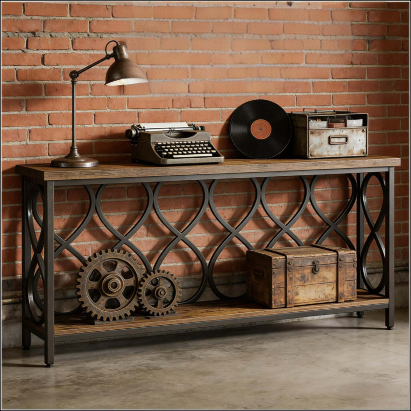 2-Tier Plant Stand,Entryway Table,Console Table,Sofa Table