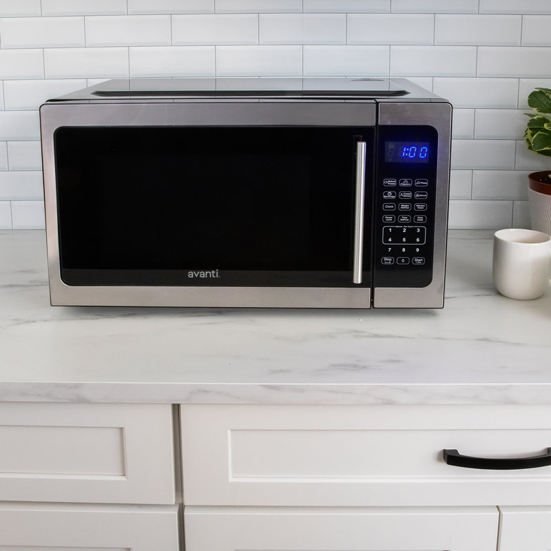Avanti 1,5 cu. Four à micro-ondes, en acier inoxydable