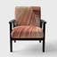Fauteuil d'appoint rembourré 'Ilaire - Wave Canyon - Modern