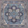 Huddleston Ornate Large Medallion Machine-Washable Blue/Beige Rug