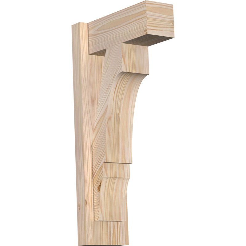 Bloc balboa rustique en bois rustique, P 12 po x H 24 po, Cèdre rouge de l'Ouest de 6 po (sciage brut)