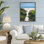 Cadre flottant moderne Coastal Path, design par Dorothy Holmes Mohler
