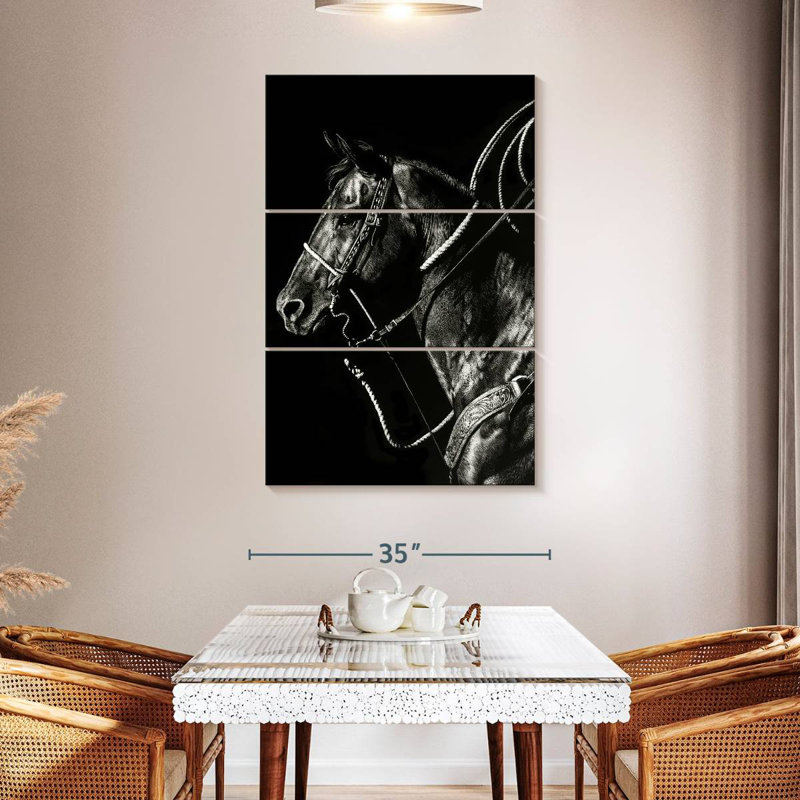 Brampt Scratchboard Rodeo V, 23" H x 14" W