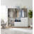 Prosper White Freestanding Walk In Wood Closet System