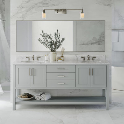 Alemanno Akwasi Double Bathroom Vanity Set