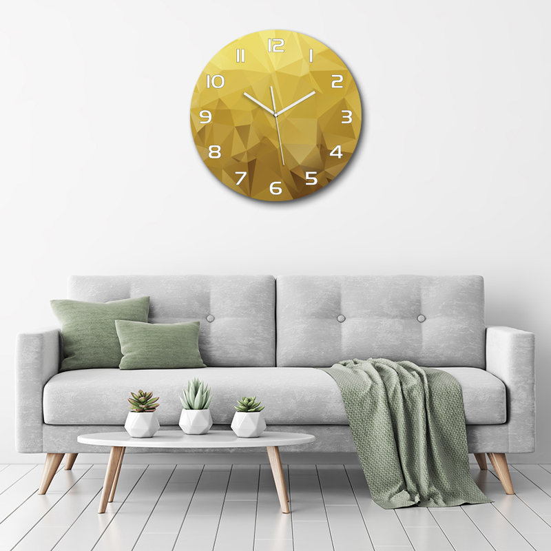 Jonadab Glass Wall Clock