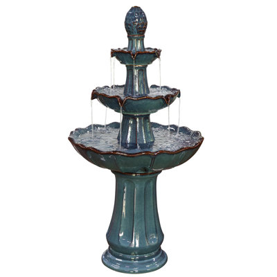 Abdulhakeem Ceramic Fountain with Light