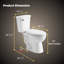 Très grande toilette Los Flexi avec cuvette allongée confortable, idéale pour les personnes âgées et les grands utilisateurs-120276699-133136215