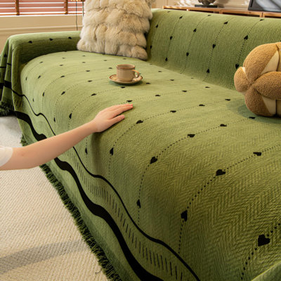 Jeté de canapé Retro - tissu chenille