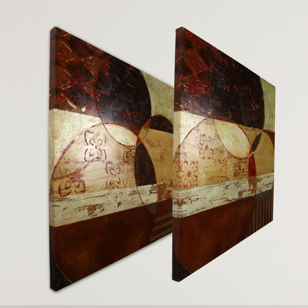 " Kaleidoscope I - Kaleidoscope II " 2 - Pieces Wexford Home