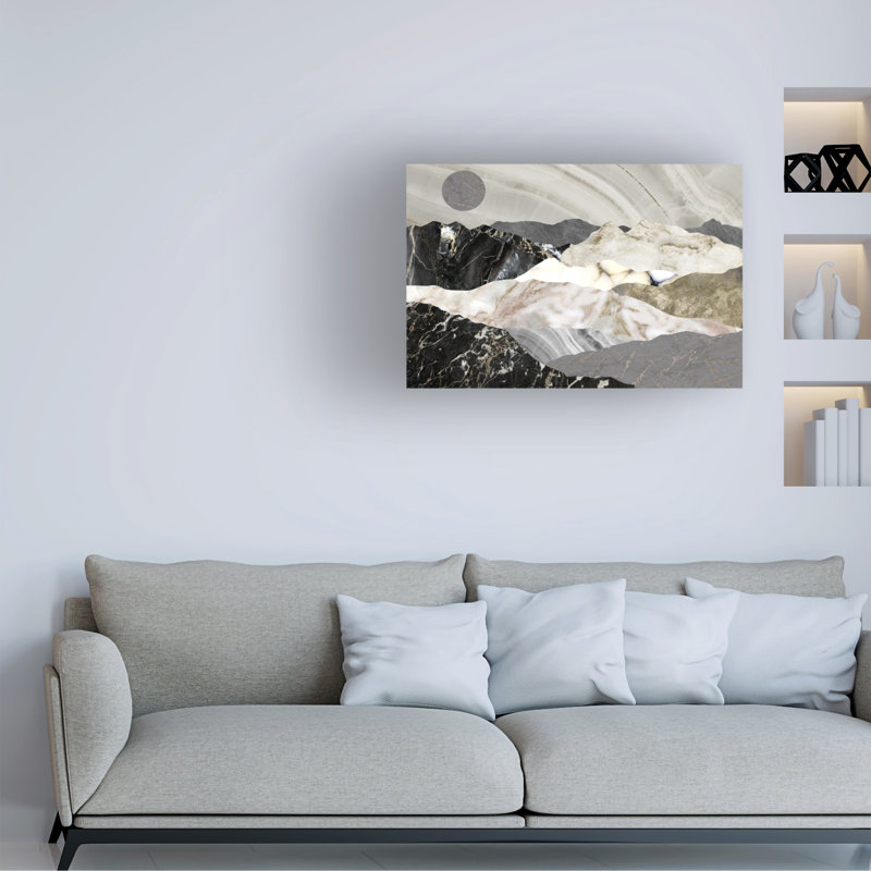 «Marble Mountains On Canvas» par Sasha, reproduction, H 22 po x l 32 po x P 2 po