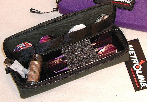 Mini Metroline Fabric Dart Case, Purple
