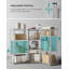 Aly 80cm W Metal Height -Adjustable Shelving Unit-2042002310-2023093452