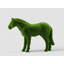 Topiaire d'extérieur cheval vert