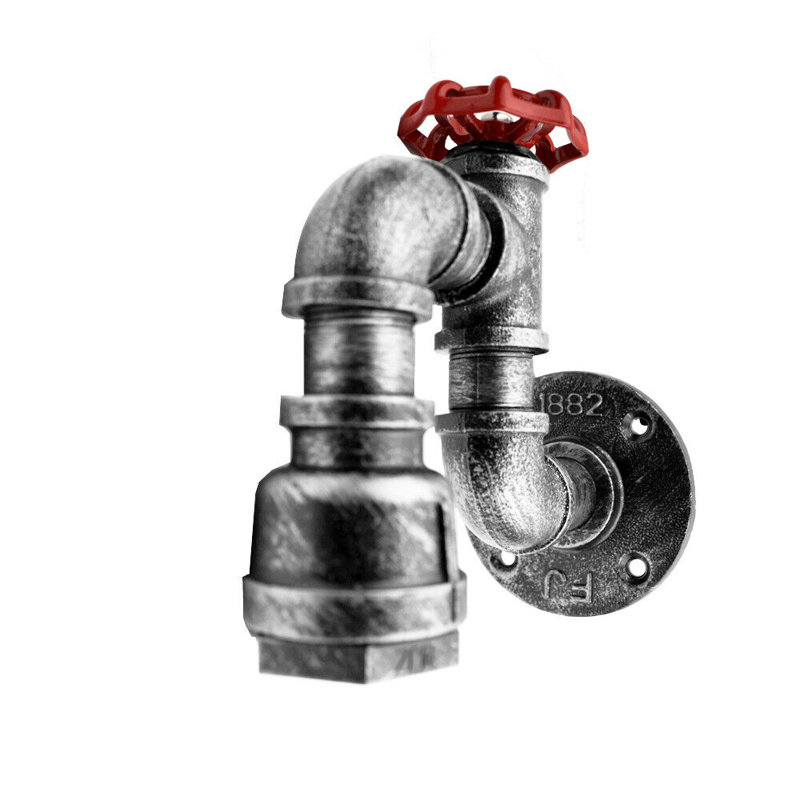Avina Armed Sconce, Brushed Silver