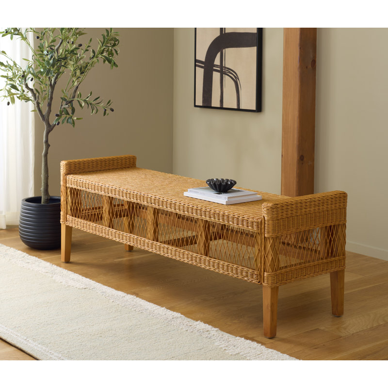 Banc en rotin Jimmy