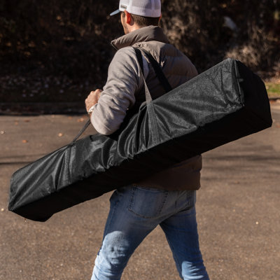 Tente à auvent inclinée résistante aux intempéries avec sac de transport Lennon 8 pi x 8 pi