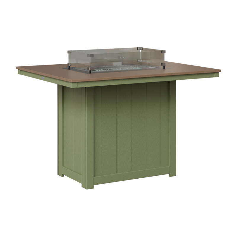 Foyer de table berlinois Donoma, H 36 po x l 41 po x P 54 po, Bronze martelé avec base sauge