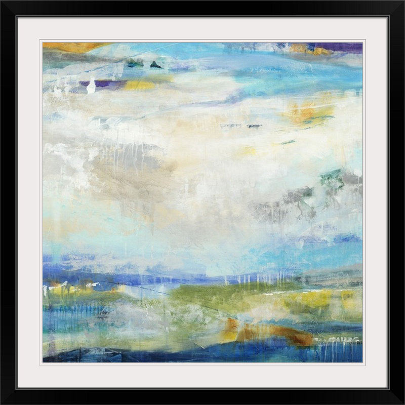 « i » par jill martin, reproduction d’art Atmosphere, H 30 po x l 30 po x P 1,5 po, Toile